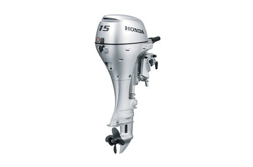 Honda 15hp Portable Outboard | Tiller, Manual Start, 15" Shaft | BF15D3SH