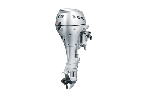 Honda 15hp Power Thrust Portable Outboard | Remote Mechanical, Electric and Manual Start, 25" Shaft | BFP15D3XRT