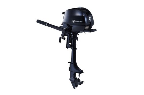 Tohatsu 2.5hp Outboard | Tiller, Manual Start, 15" Short | MFS2.5CS