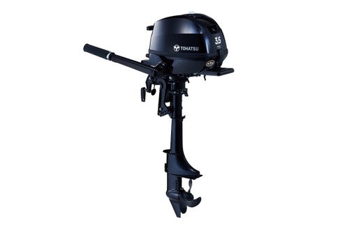 Tohatsu 3.5hp Outboard | Tiller, Manual Start, 20" Long | MFS3.5CL