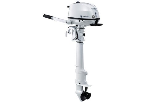 Tohatsu 6hp Sail Pro Outboard | Tiller, Manual Start, 20" Long | MFS6DWDSPROL | Clearance | 27BD