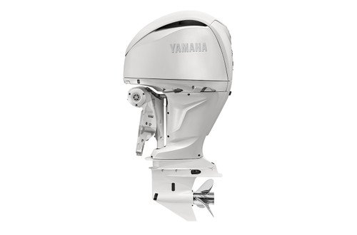 Yamaha 350hp White DEC Outboard | Digital Electronic Controls, 25" Shaft, Counter Rotation | LF350XSA2