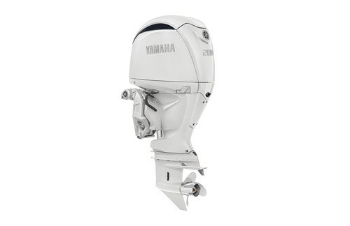 Yamaha 200hp White DEC Outboard | Digital Electronic Controls, 25" Shaft, Counter Rotation | LF200XSA2