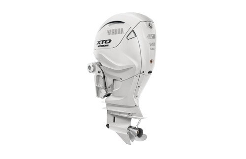 Yamaha 450hp XTO Offshore Outboard | Digital Electronic Controls, 35" Shaft, Counter Rotation | White | LXF450ESA2